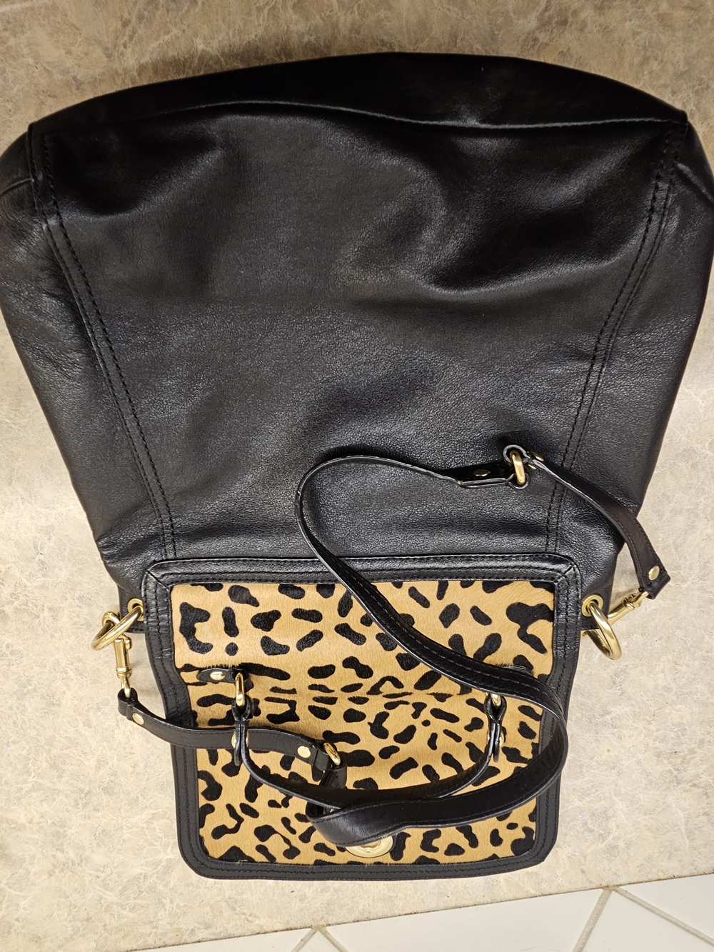Rare Coach Park Ocelot Haircalf Satchel (2013) - Picture 3 of 10